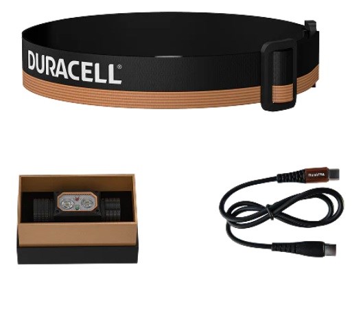 Lampica DURACELL DH2000R poklon paket crna, narančasta-3