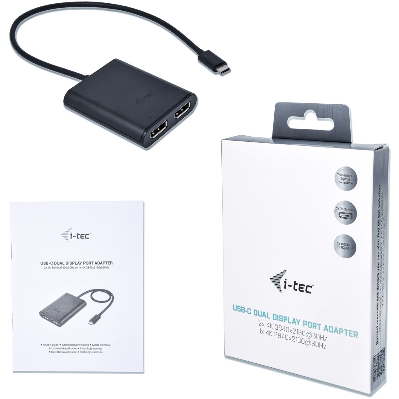 Adapter I-TEC USB-C 4K DUAL DP - KORIŠTENI jamstvo 6 mjeseci-3