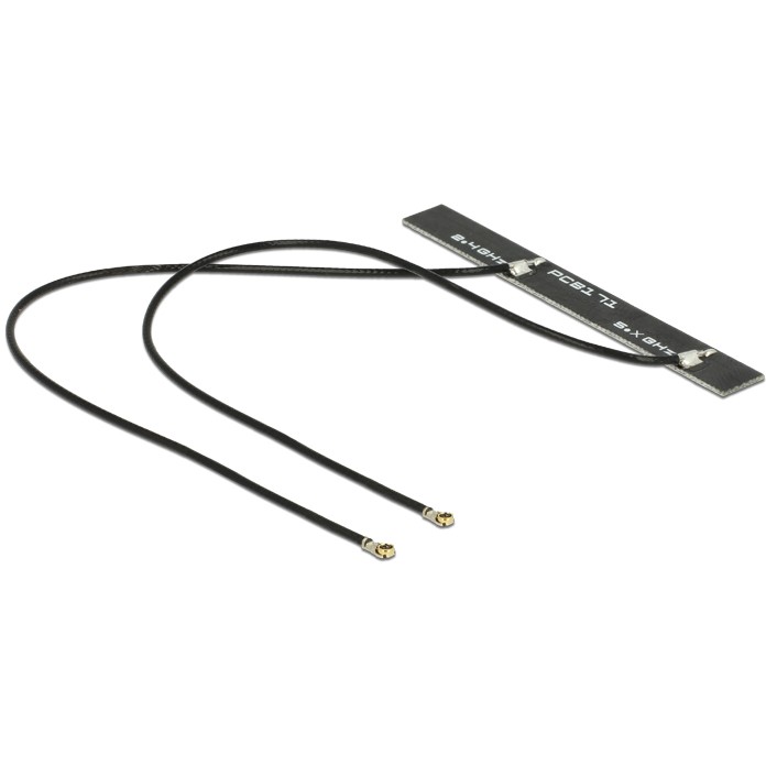 Antena DELOCK WLAN PCB interna (dvostruka, 5 dBi, MHF IV konektor, 2x150mm)