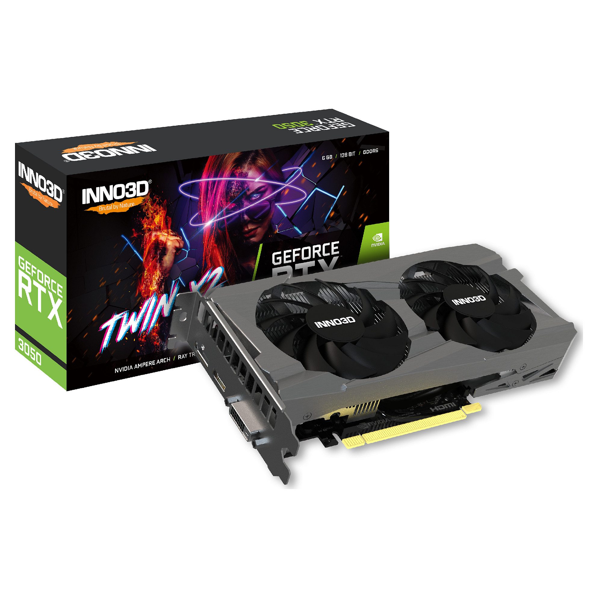 Grafička kartica INNO3D RTX 3050 6GB Twin X2 GDDR6-2