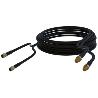 Kabel POYNTING A-CAB-92 5m twin HDF-195 Low Loss Cable SMA-Male zu SMA-Female-1
