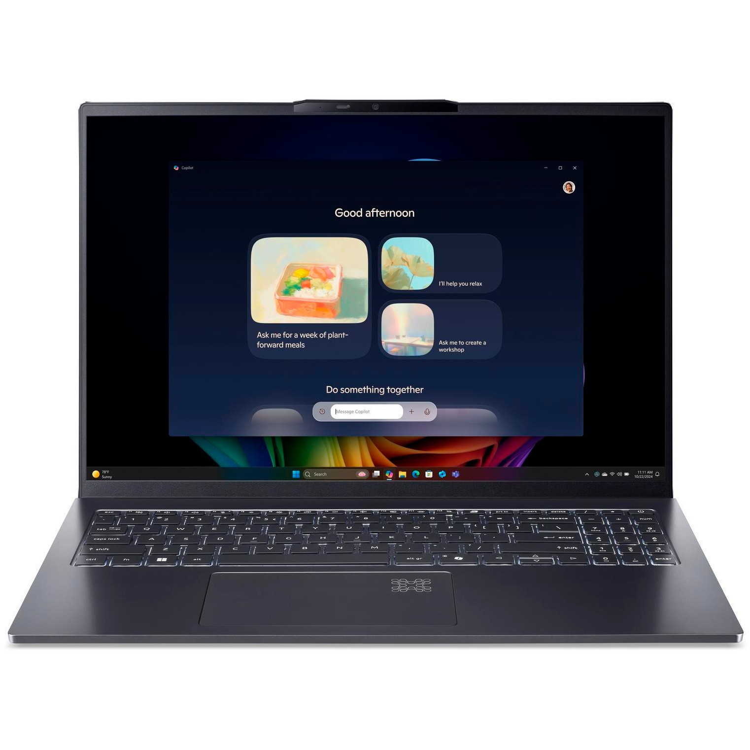 Laptop ACER Swift Go 16 AI OLED SFG16-61-R6QV (16" 2560x1600, Intel Core i7, 16GB RAM, 1TB SSD, Intel Iris Xe, Windows 11, hrvatska tipkovnica, srebrna boja)-4