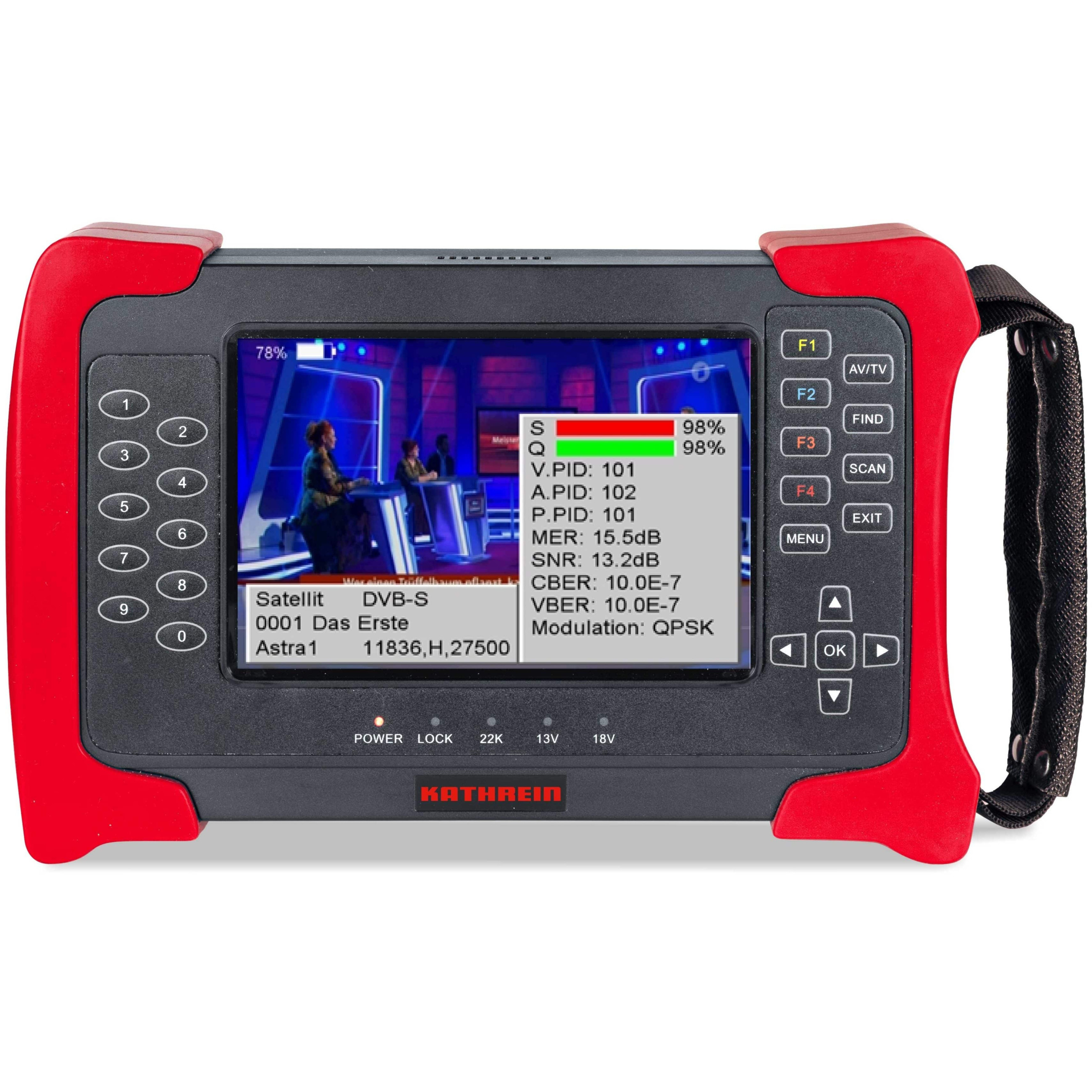 Mjerač Kathrein MSK 20 DVB-S/-S2/-C/-T/-T2