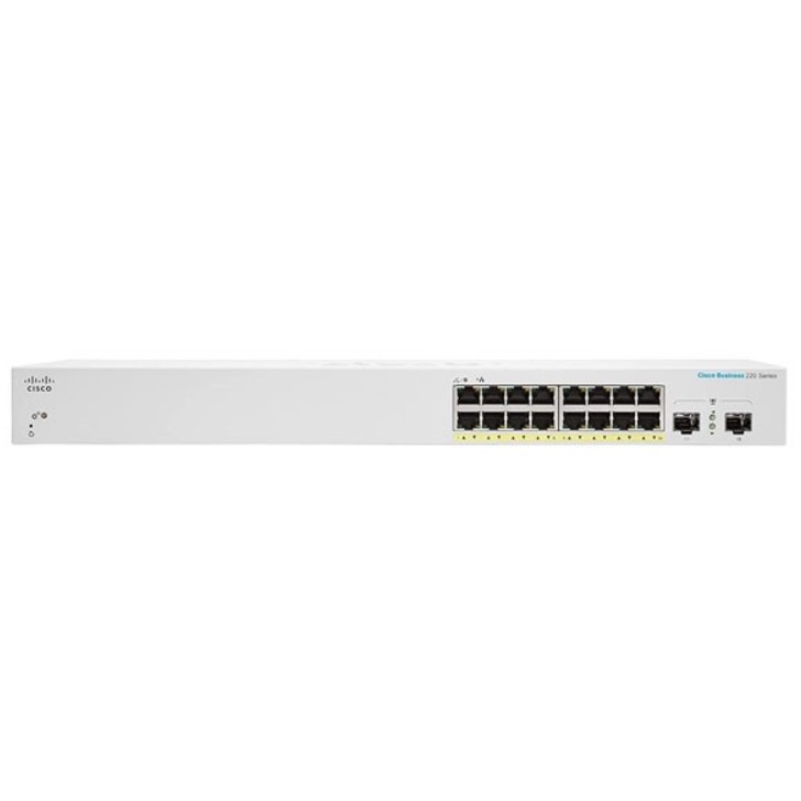 Switch Cisco CBS220 SMART 16-PORT GE POE-0