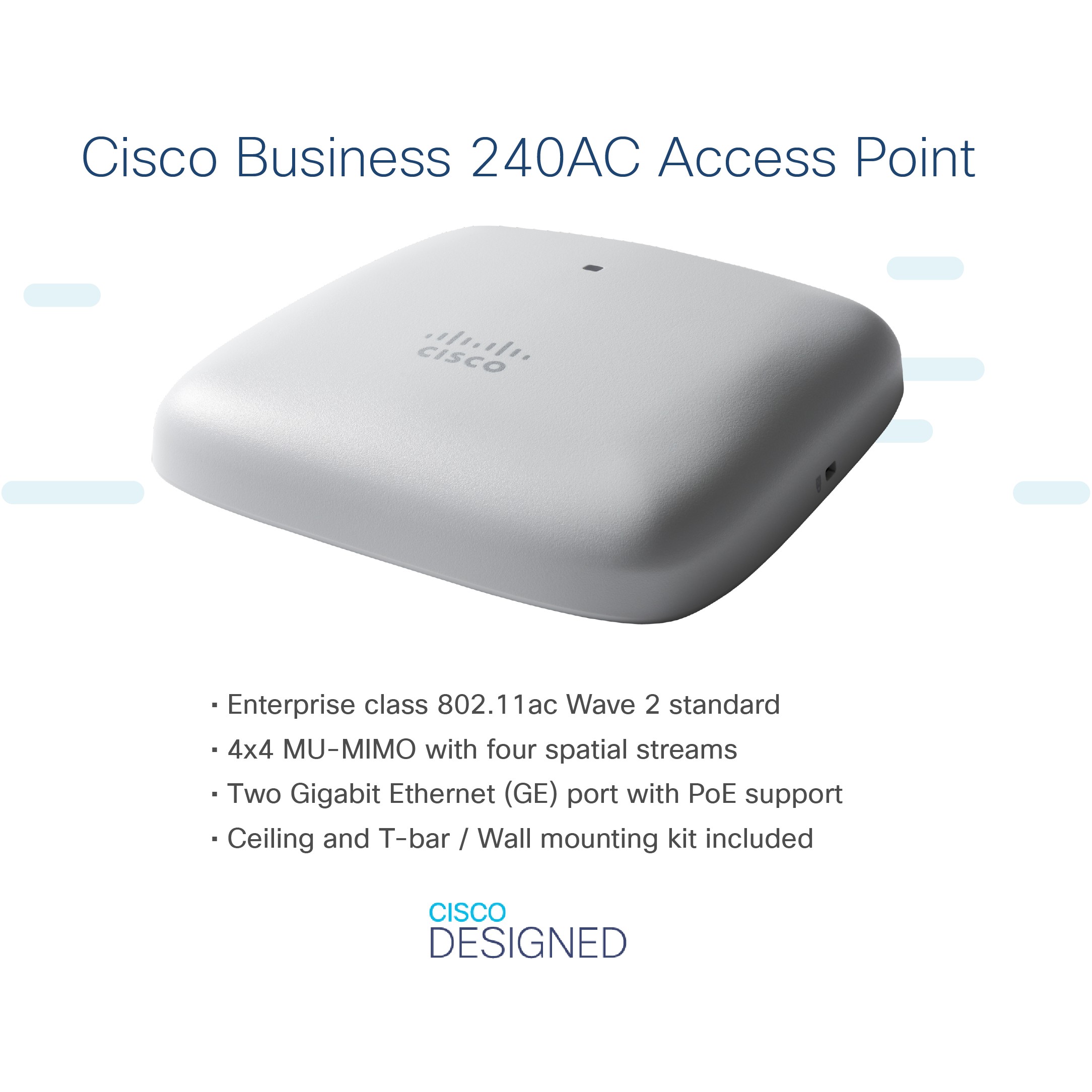 Pristupna točka Cisco CBW240AC 802.11AC 4X4 WAVE 2-3