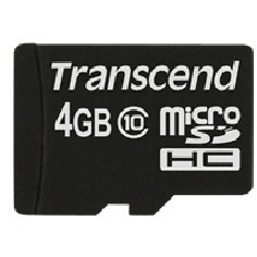 Memorijska kartica TRANSCEND CARD 4GB Premium MicroSDHC 10MB/s