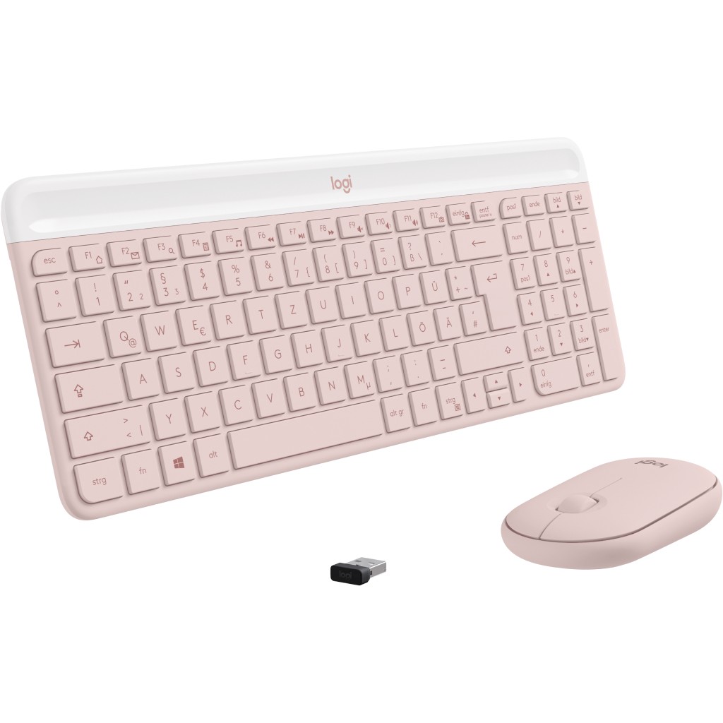 Bežični set LOGITECH MK470 Slim Combo, ružičasta boja-2