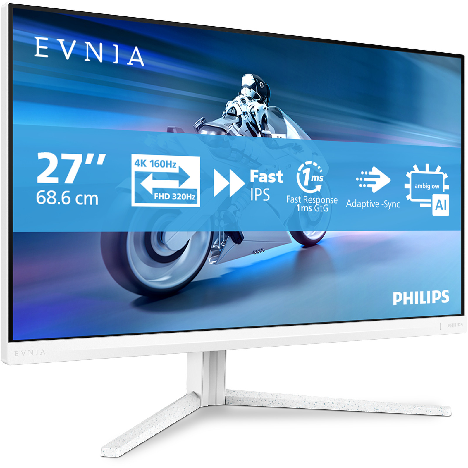 Monitor PHILIPS 27M2N5901A/00 (27" 3840x2160, IPS, 4ms, 60Hz, HDR, USB-C)-1