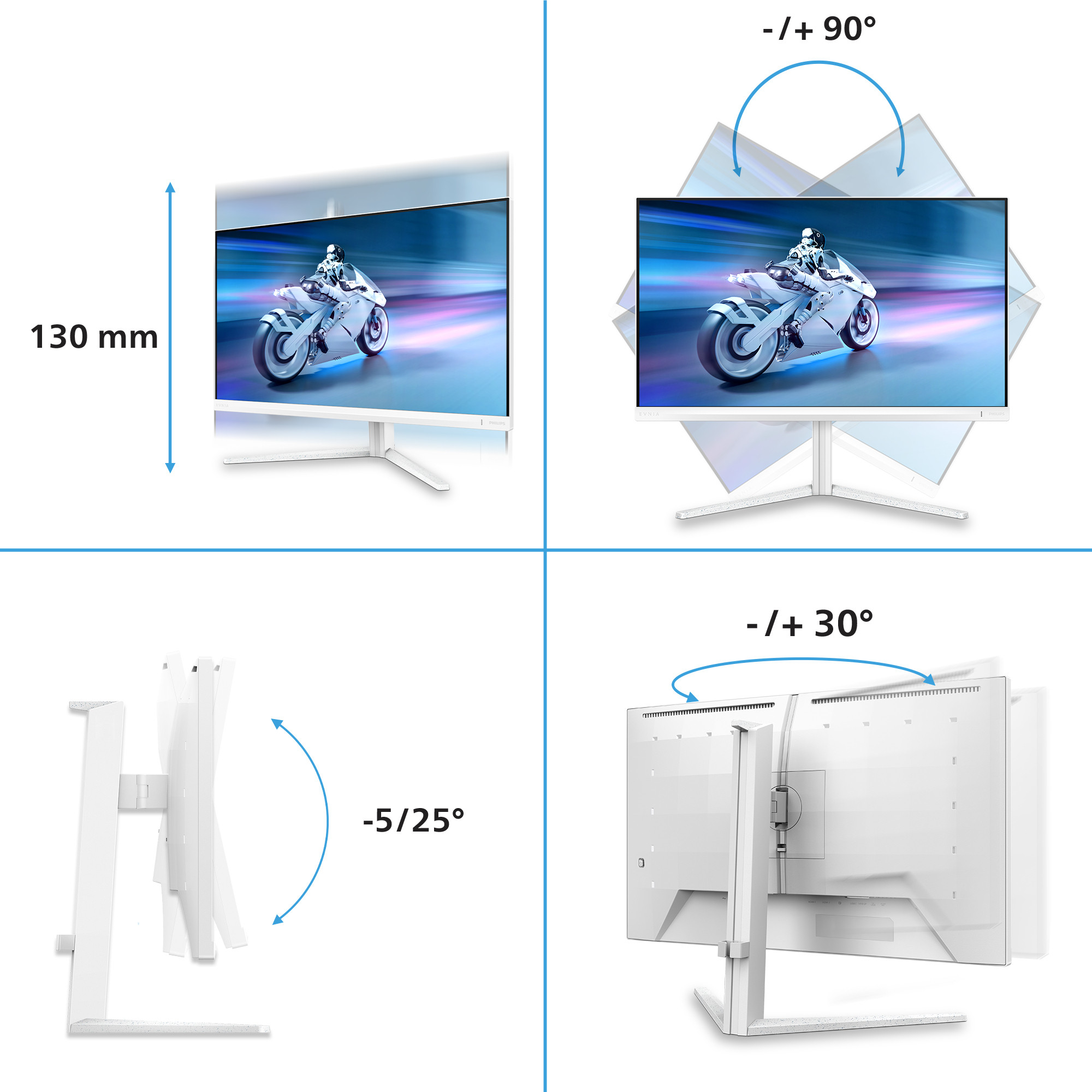 Monitor PHILIPS 27M2N5901A/00 (27" 3840x2160, IPS, 4ms, 60Hz, HDR, USB-C)-5