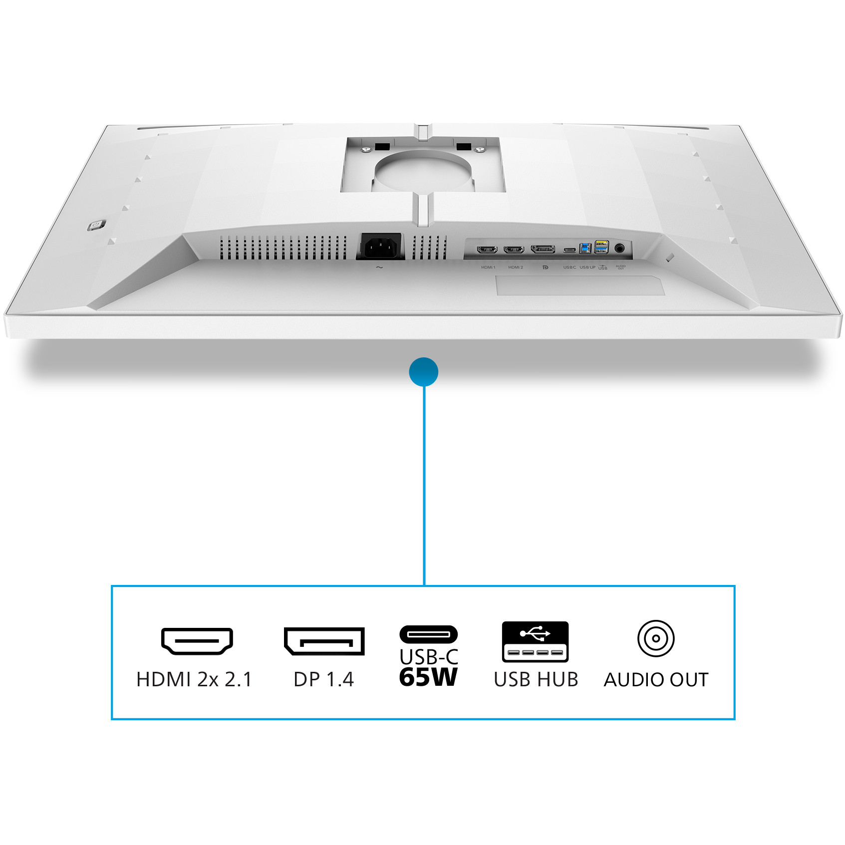 Monitor PHILIPS 27M2N5901A/00 (27" 3840x2160, IPS, 4ms, 60Hz, HDR, USB-C)-6