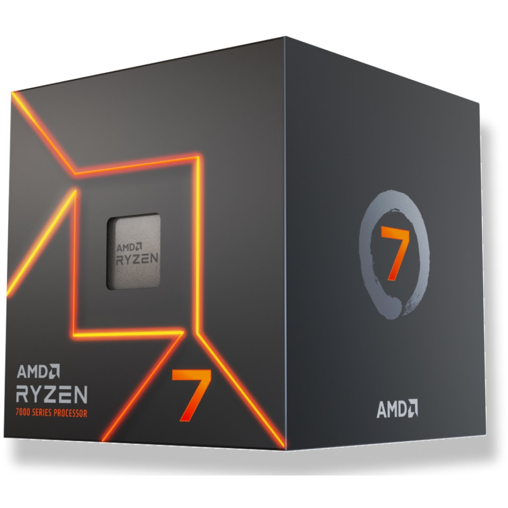 Procesor AMD AM5 Ryzen 7 7700 8xCore 16xThreads 5.3 GHz Boost 32MB 65W TDP Wraith Prism Cooler-0