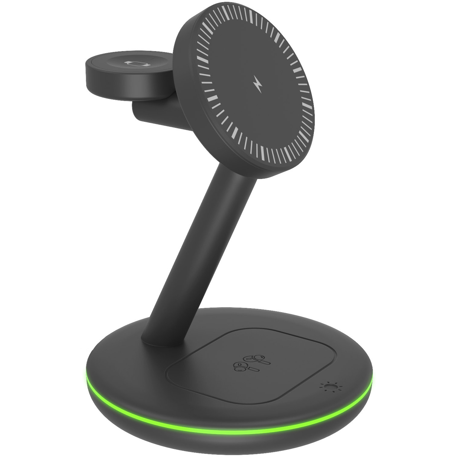 Stanica za punjenje ICY BOX IB-MS506-W 3-u-1 magnetska za iPhone/Watch/AirPods, bijela-0