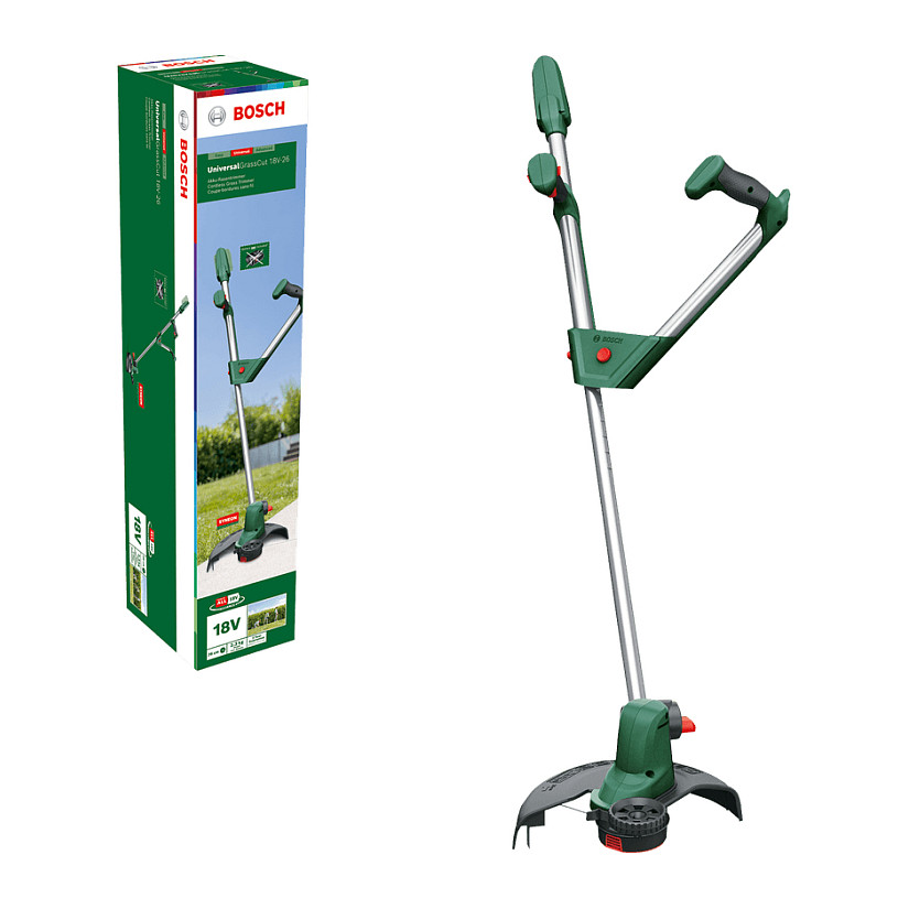 Grablje BOSCH UniversalGrassCut 18V-26 26 cm Battery Crna, Zelena-7