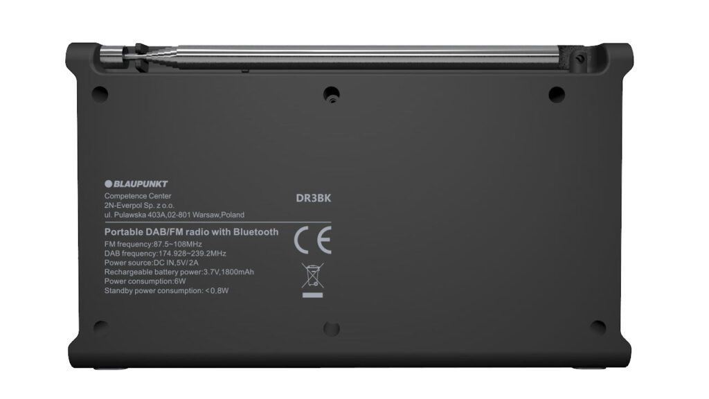 Radio prenosno BLAUPUNKT DAB DR3BK crna boja-1