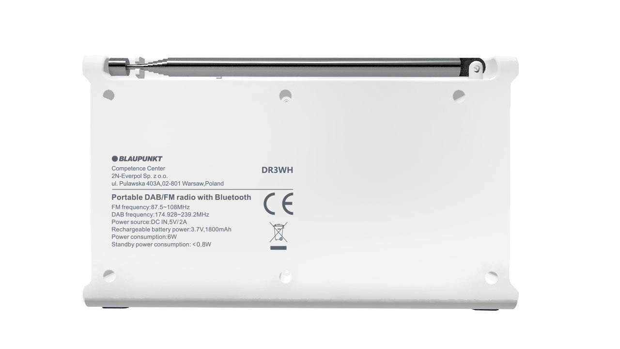 Radio prenosno BLAUPUNKT DAB DR3WH bijeli-1