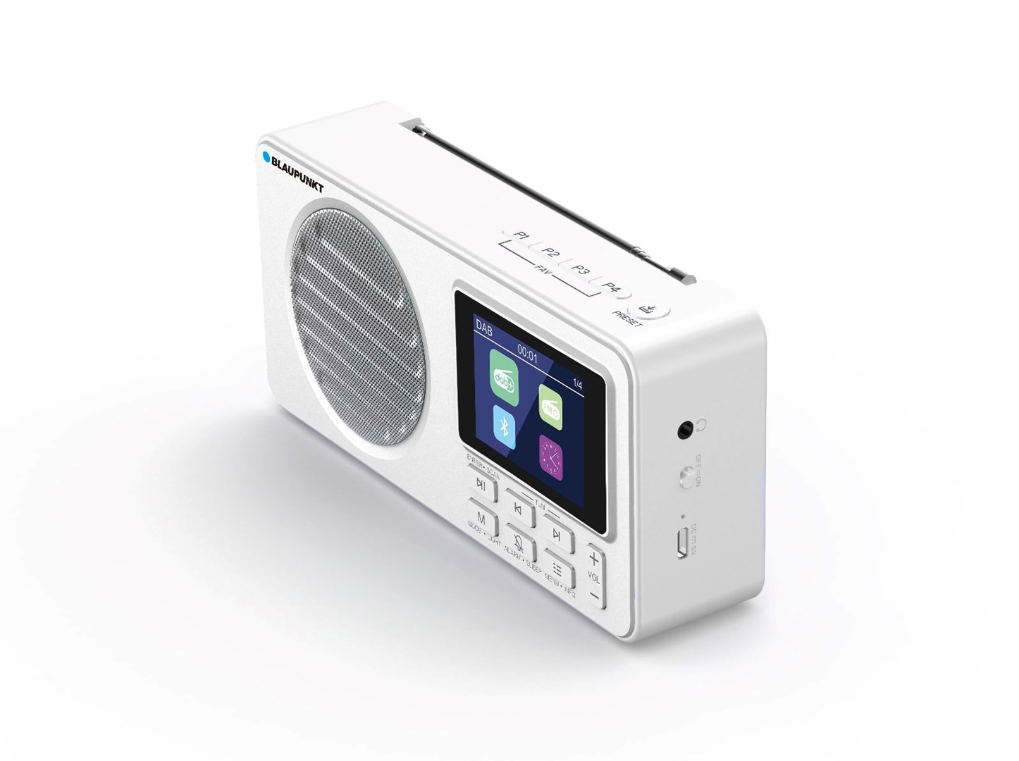 Radio prenosni BLAUPUNKT DAB DR6WH bijeli-3