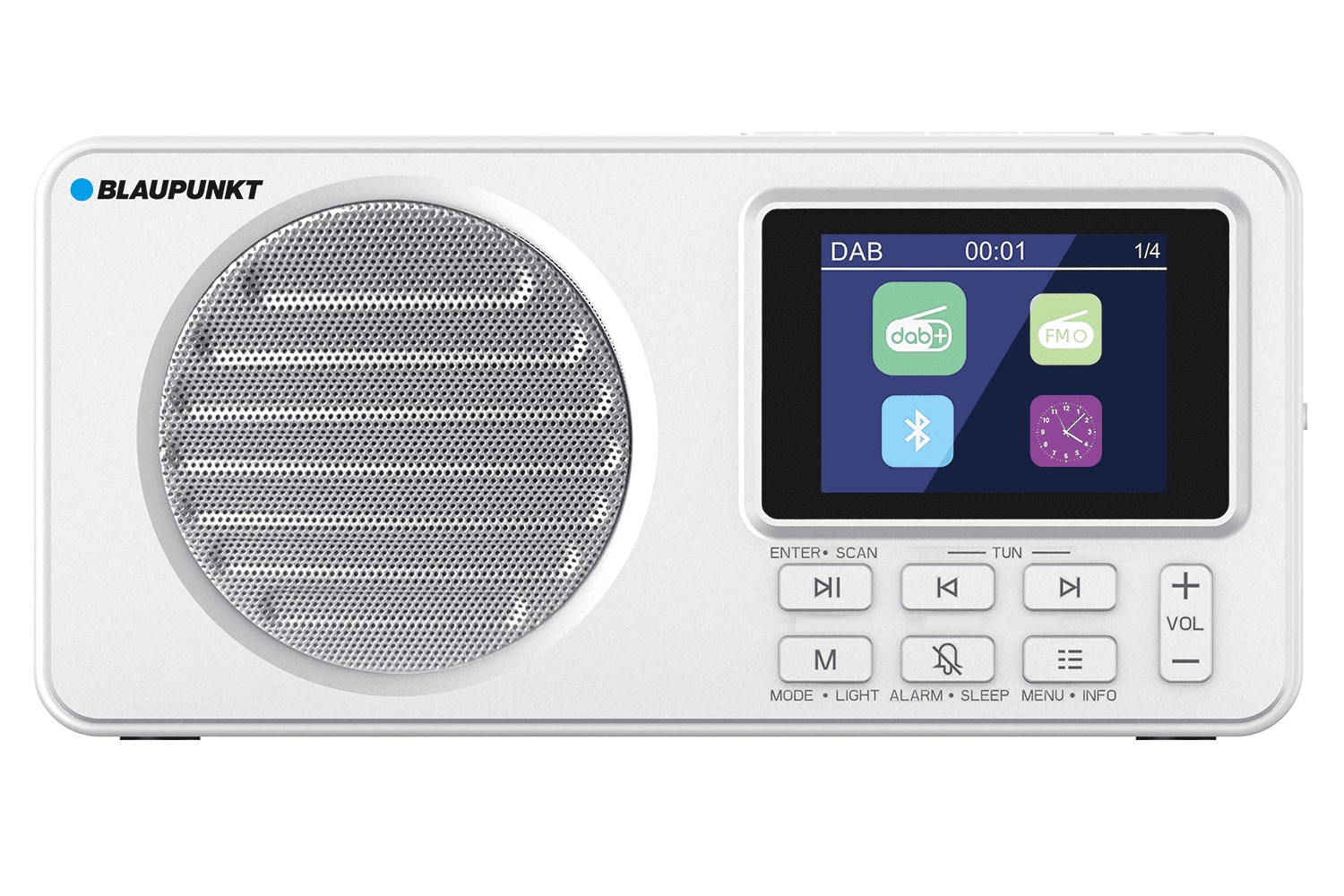 Radio prenosni BLAUPUNKT DAB DR6WH bijeli-2