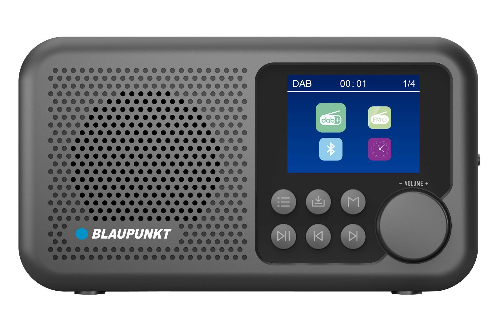 Radio prenosno BLAUPUNKT DAB DR8BK crna boja-0