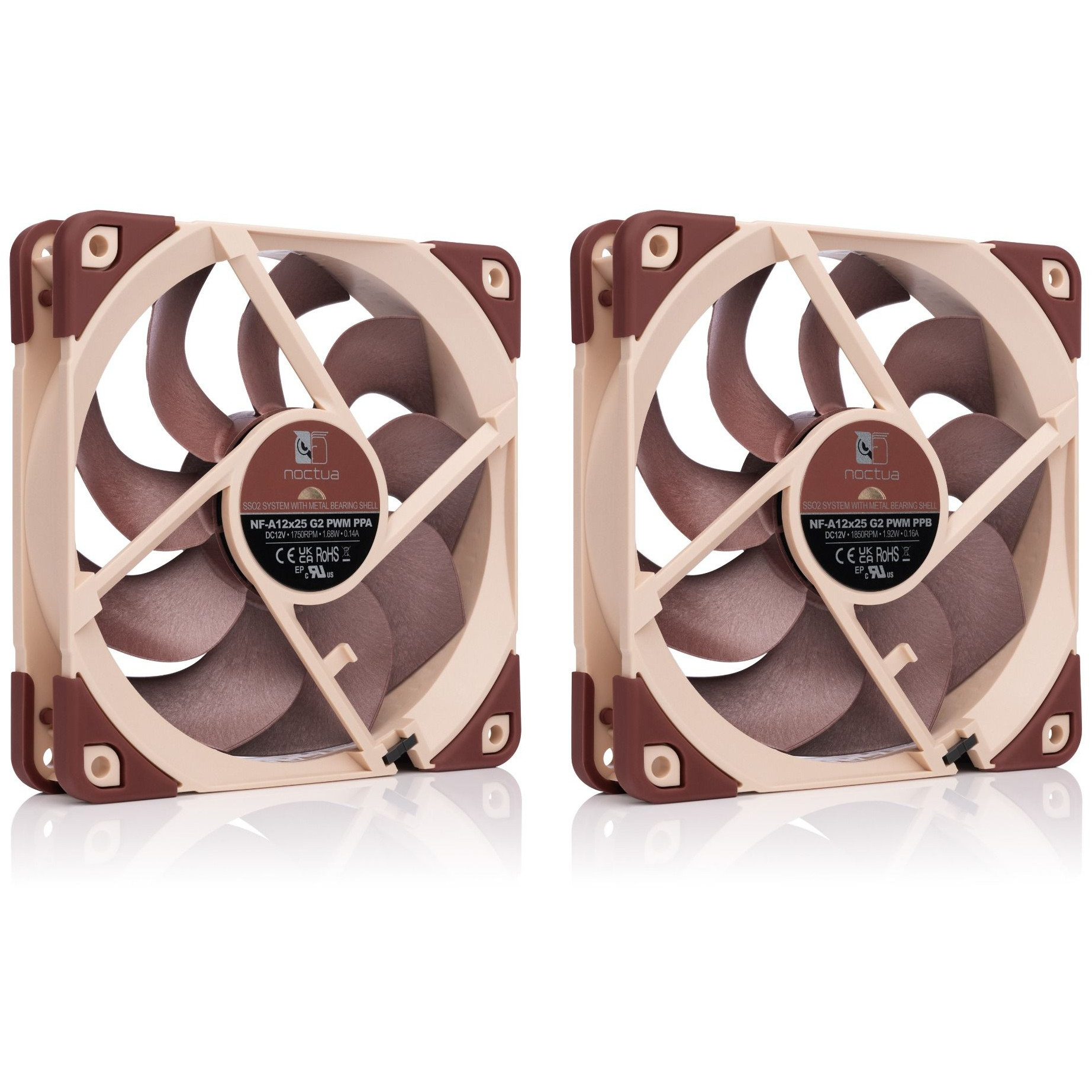 Ventilator NOCTUA NF-A12x25 G2 PWM Sx2-PP 120mm-1