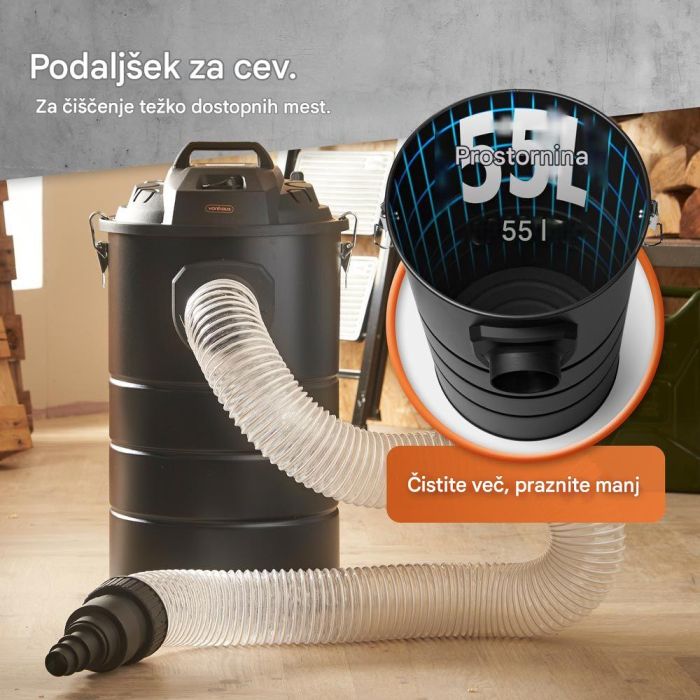 Sakupljač prašine VONHAUS (55L, 1200W)-3