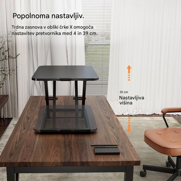 Nastavek VONHAUS Ultratanki (dimenzije 4–39 cm x 68 cm x 45 cm, materijal iverna plošča, teža 7,5 kg, nosilnost 8 kg)-4