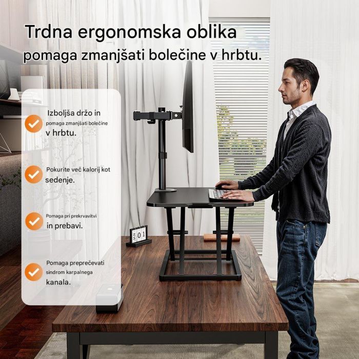 Nastavek VONHAUS Ultratanki (dimenzije 4–39 cm x 68 cm x 45 cm, materijal iverna plošča, teža 7,5 kg, nosilnost 8 kg)-5