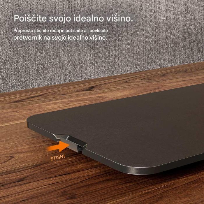 Nastavek VONHAUS Ultratanki (dimenzije 4–39 cm x 68 cm x 45 cm, materijal iverna plošča, teža 7,5 kg, nosilnost 8 kg)-6