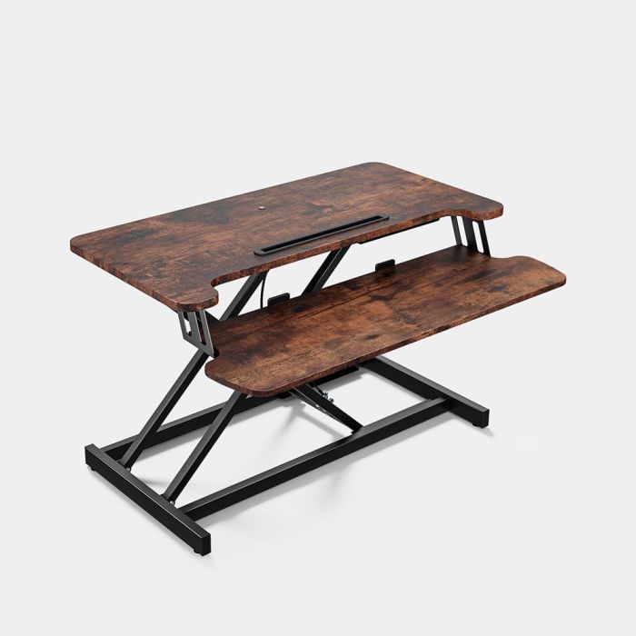 Pretvornik VONHAUS Nastavek za stoječo pisalno mizo (dimenzije (v) 11,5–51 cm x (š) 80 cm x (g) 40,5 cm, nosivost 15 kg)-0