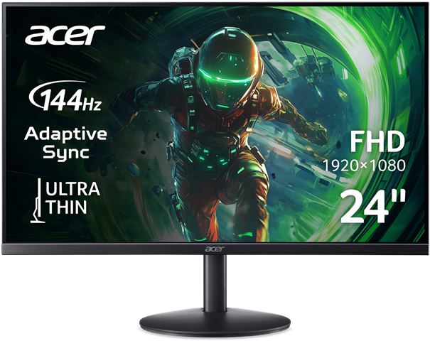 Monitor ACER SA243YP1BI (23.8", 1920x1080, IPS, 144Hz, HDMI, VGA)