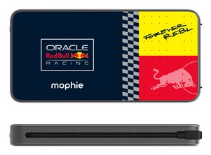 Prijenosna baterija MOPHIE Powerstation Plus 10K Red Bull Racing Edition (10000 mAh, 20W USB-C PD, integrirani Lightning kabel)-0