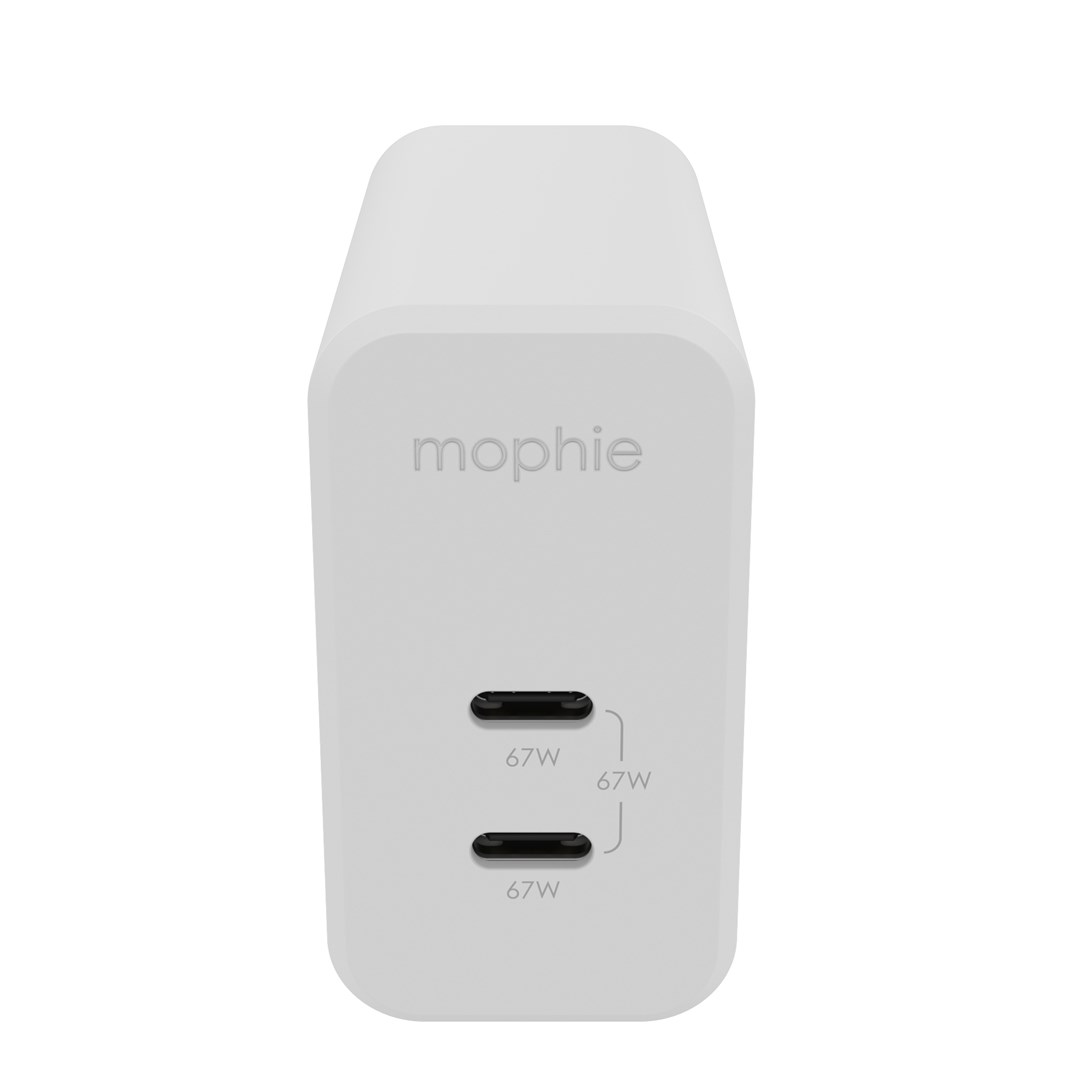 Punjač MOPHIE speedport 67 GaN 67W Dual USB-C PD bijeli-0