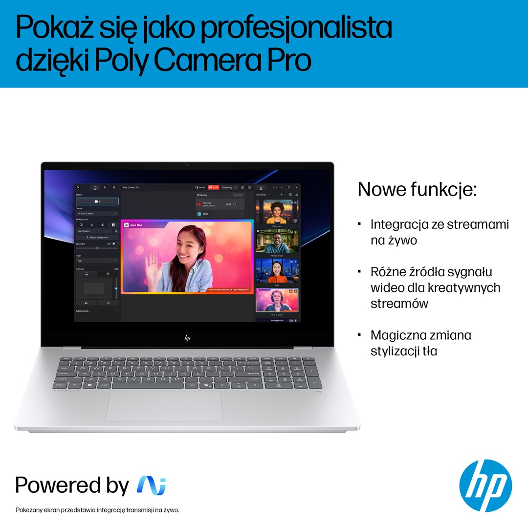 Laptop HP OMNIBOOK 7 17-DC0073CL (17.3"FHD, 32GB RAM, 1TB SSD, GeForce RTX 4050 6GB, Win11, srebrna) - KORIŠTENI jamstvo 6 mjeseci – internacionalna non HR tipkovnica-6