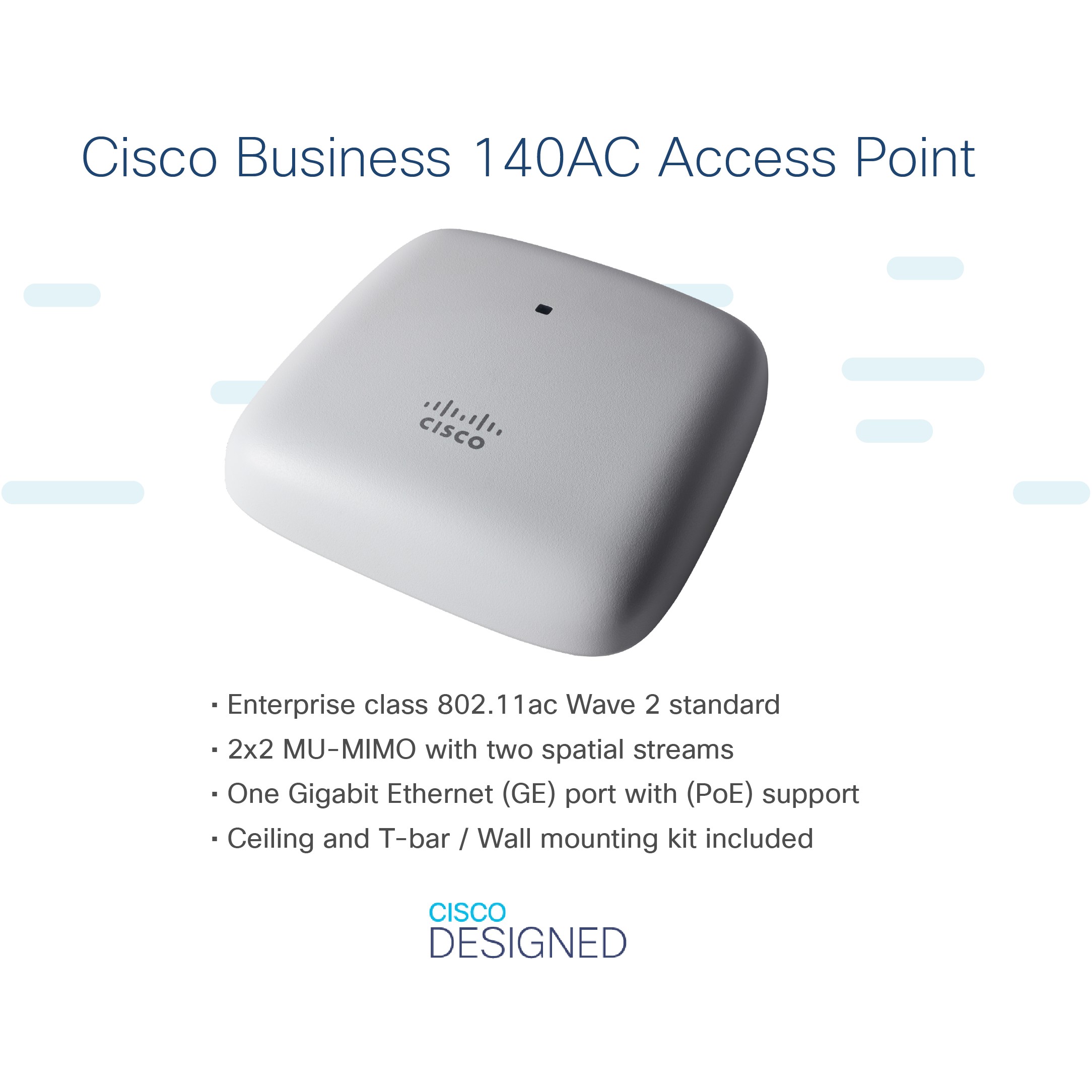 Pristupna točka Cisco CBW140AC 802.11AC 2X2 WAVE 2-3