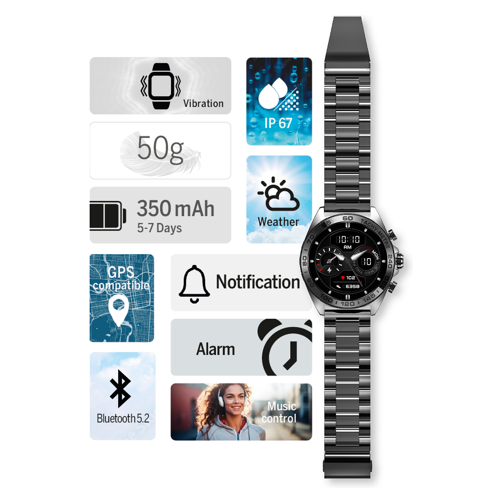 Pametni sat BEA-FON Watch 501-3