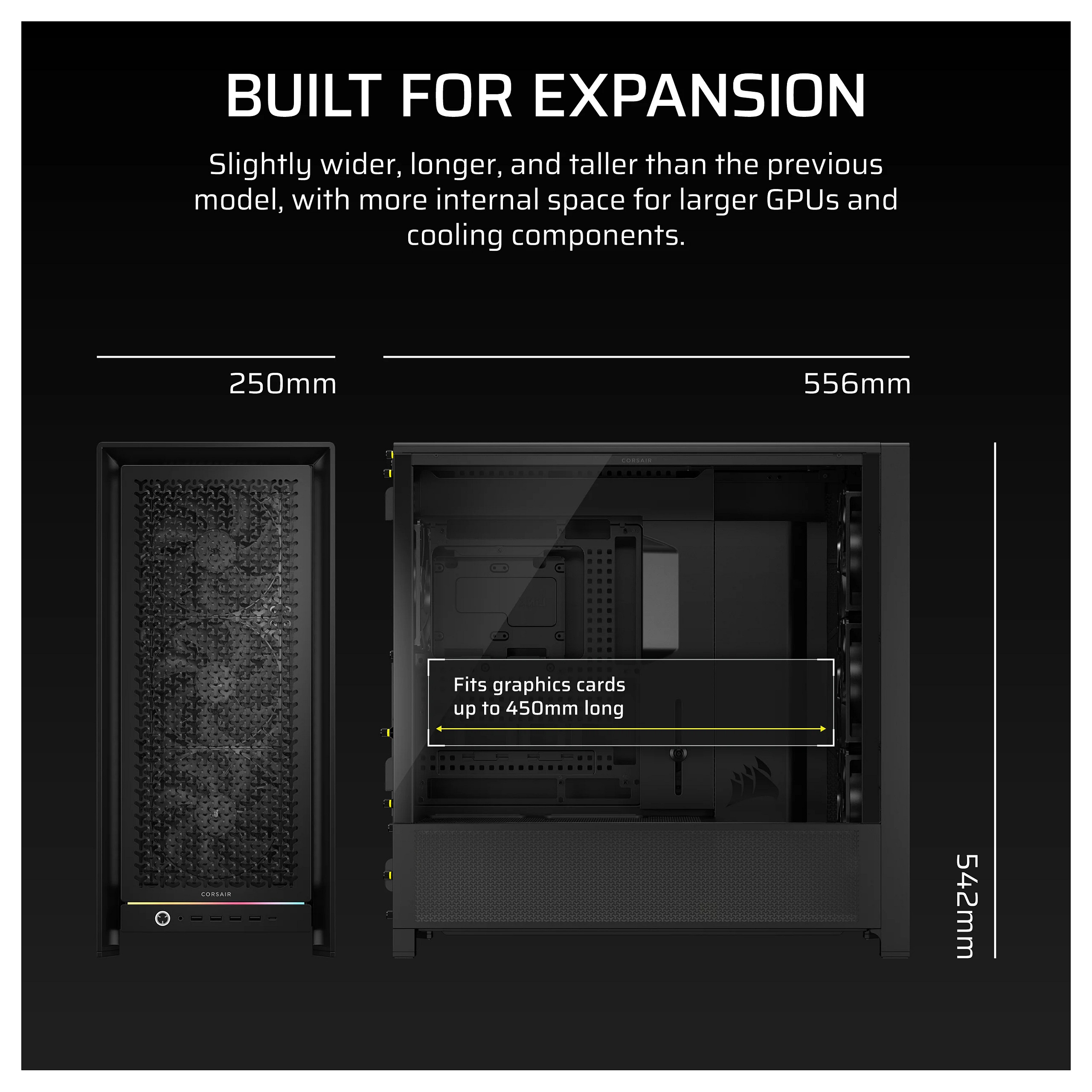 Kućište CORSAIR 5000D Airflow Black-9