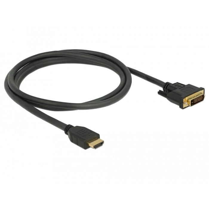 Kabel DELOCK HDMI na DVI 24+1 (dvosmjerni, 1.5m)-1