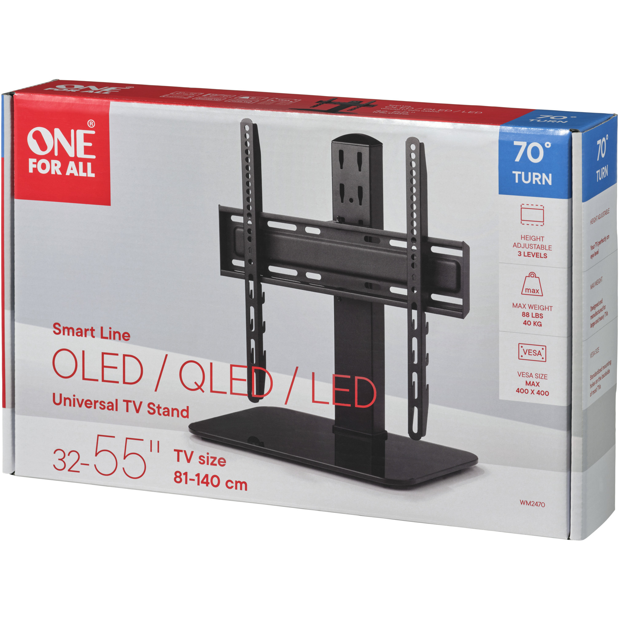 Stalak za TV ONE FOR ALL WM 2470 Ultra Slim Line (crna boja)-7