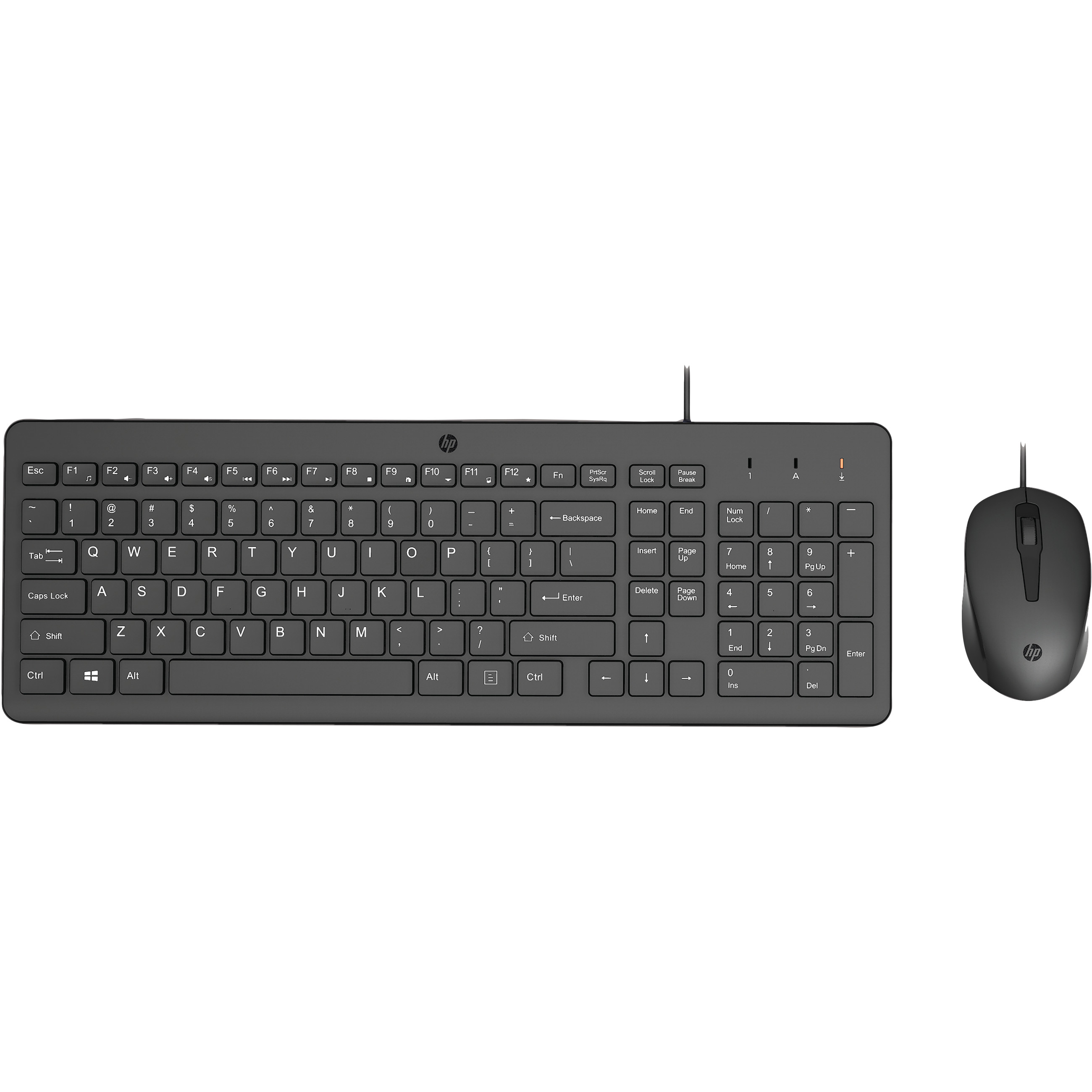 Kombinacija tipkovnice i miša HP 150 Wired Mouse and Keyboard – internacionalna non HR tipkovnica