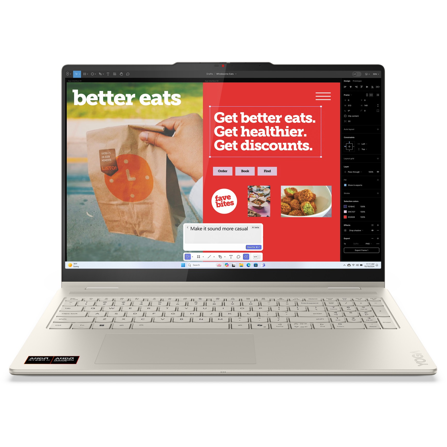 Laptop LENOVO Yoga 7 2-in-1 16AKP10 (16" 2,8K, Ryzen AI 7 350, 32GB RAM, 1TB SSD, Windows 11) – internacionalna non HR tipkovnica-0