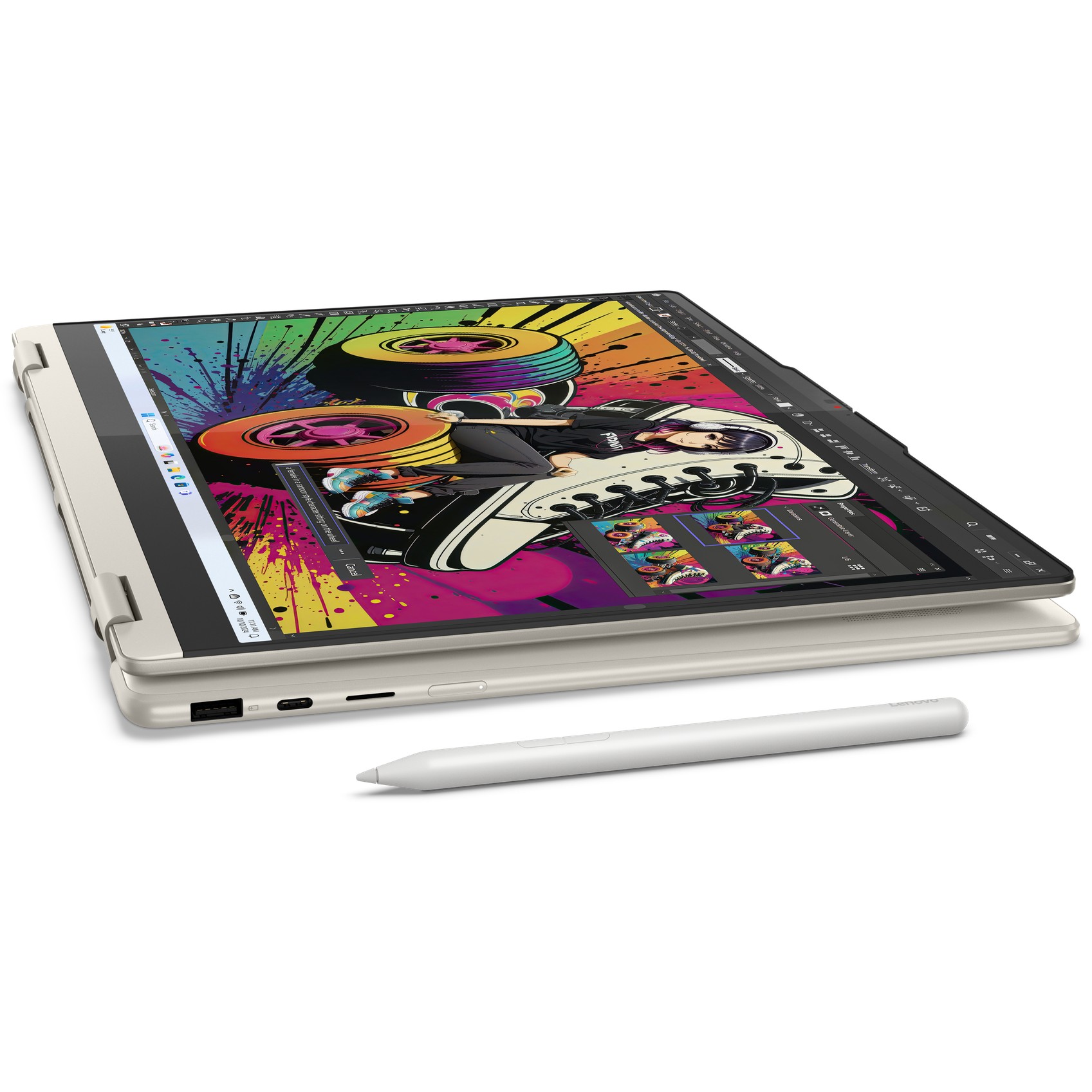 Laptop LENOVO Yoga 7 2-in-1 16AKP10 (16" 2,8K, Ryzen AI 7 350, 32GB RAM, 1TB SSD, Windows 11) – internacionalna non HR tipkovnica-3