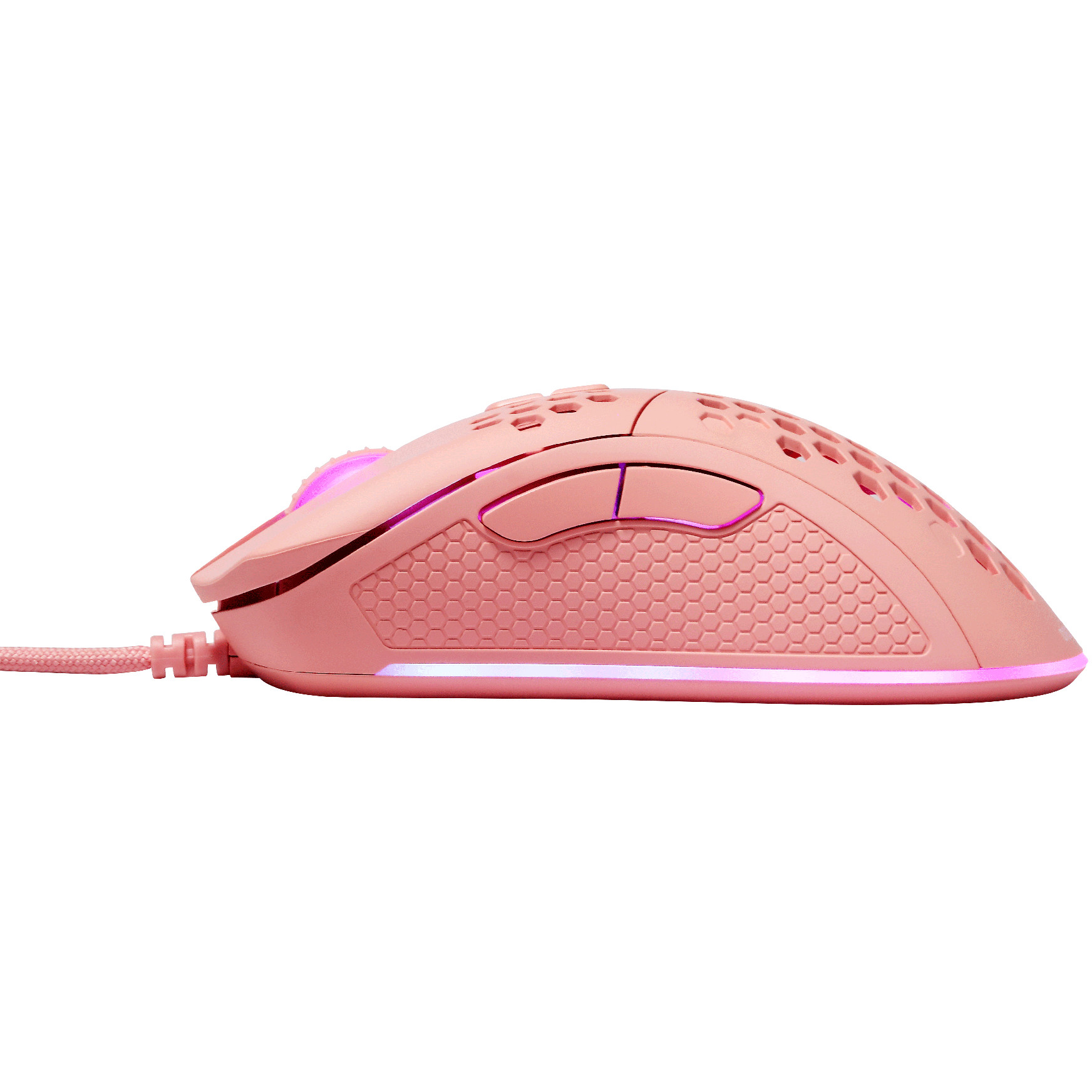 Maus DELTACO Gaming USB RGB pink-2
