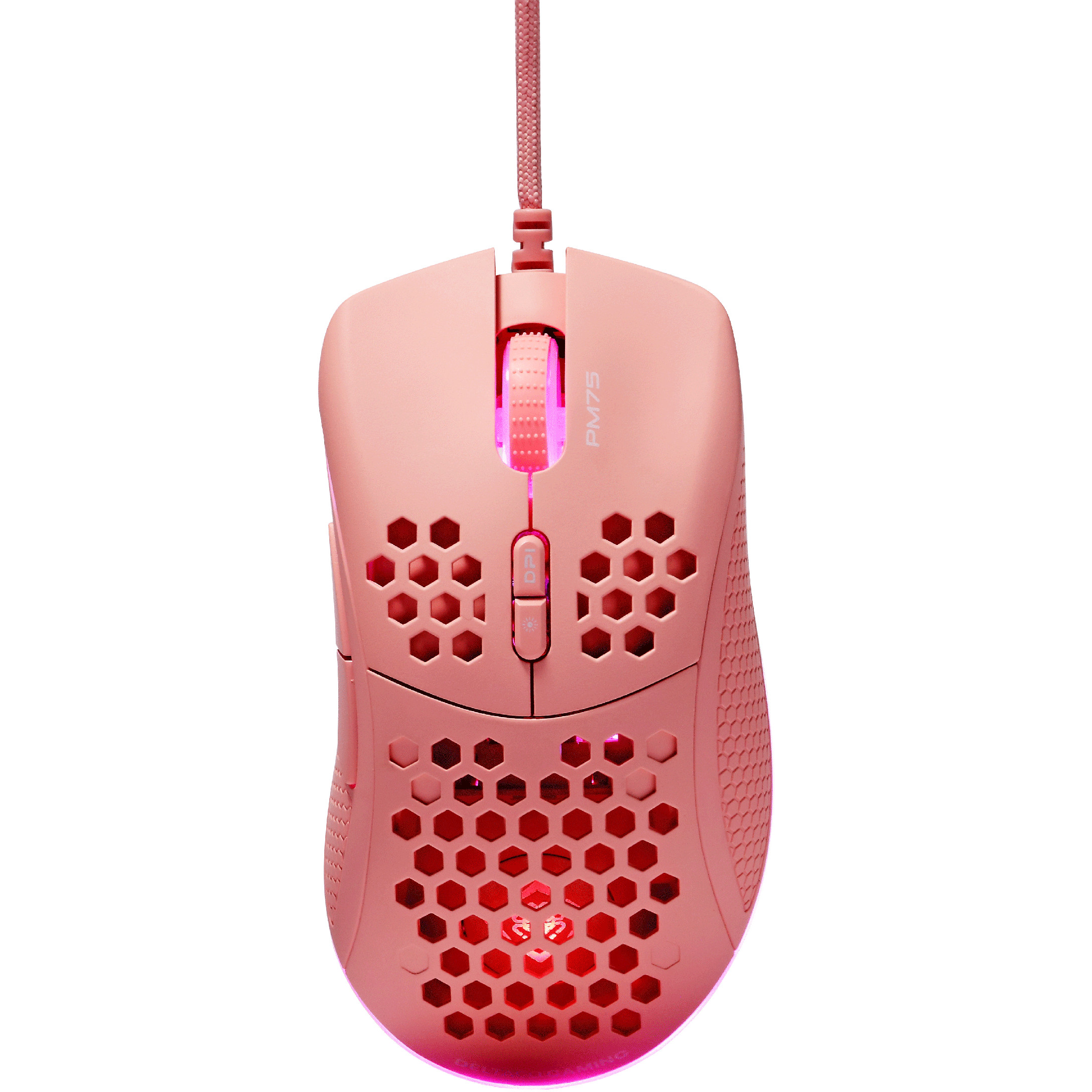 Maus DELTACO Gaming USB RGB pink-3
