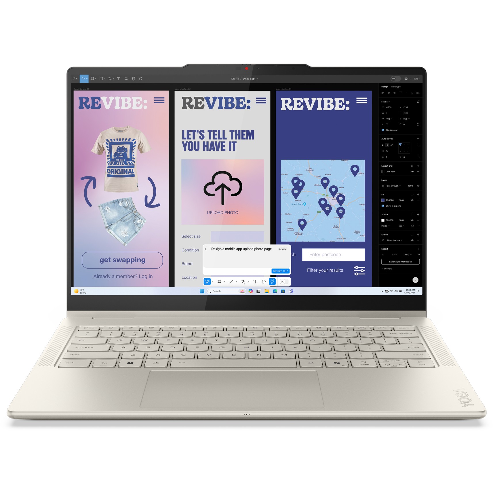 Laptop LENOVO Yoga 7i 2-in-1 14ILL10 (14" WUXGA OLED, Core Ultra 5, 16GB RAM, 1TB SSD, Win11, uključuje Stift) – internacionalna non HR tipkovnica-0