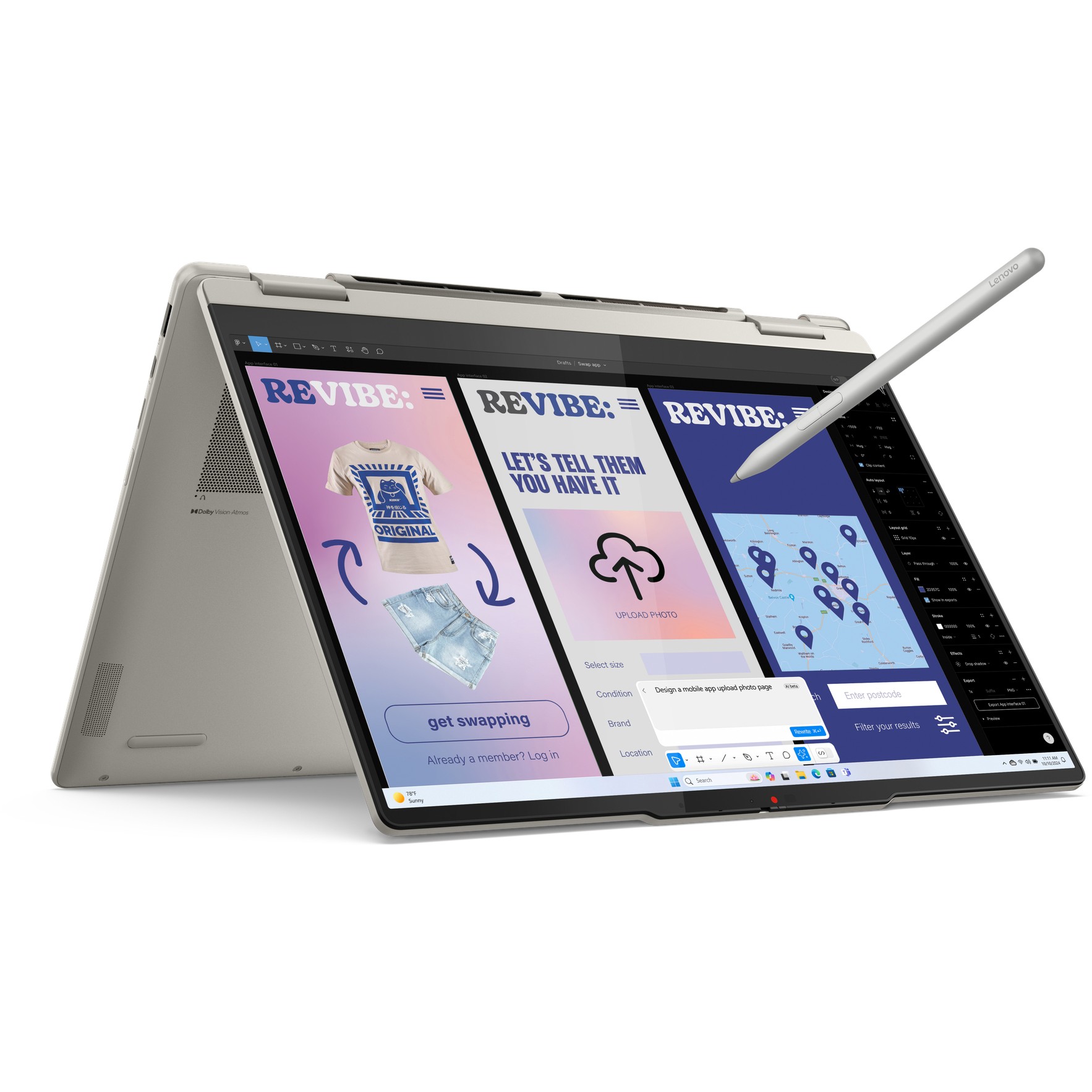 Laptop LENOVO Yoga 7i 2-in-1 14ILL10 (14" WUXGA OLED, Core Ultra 5, 16GB RAM, 1TB SSD, Win11, uključuje Stift) – internacionalna non HR tipkovnica-3