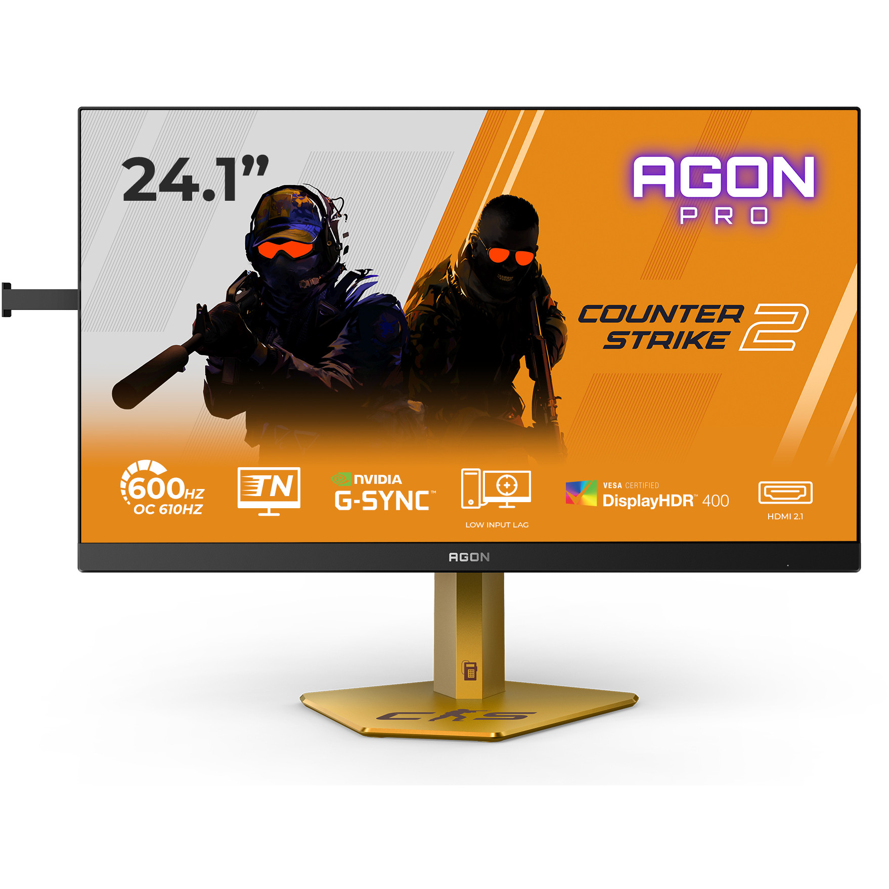 Monitor AOC Agon Pro CS24A 24 Zoll Full HD Gaming (24", 1920x1080, 610Hz, 0,5ms gtg, G-Sync, HDR400)-0