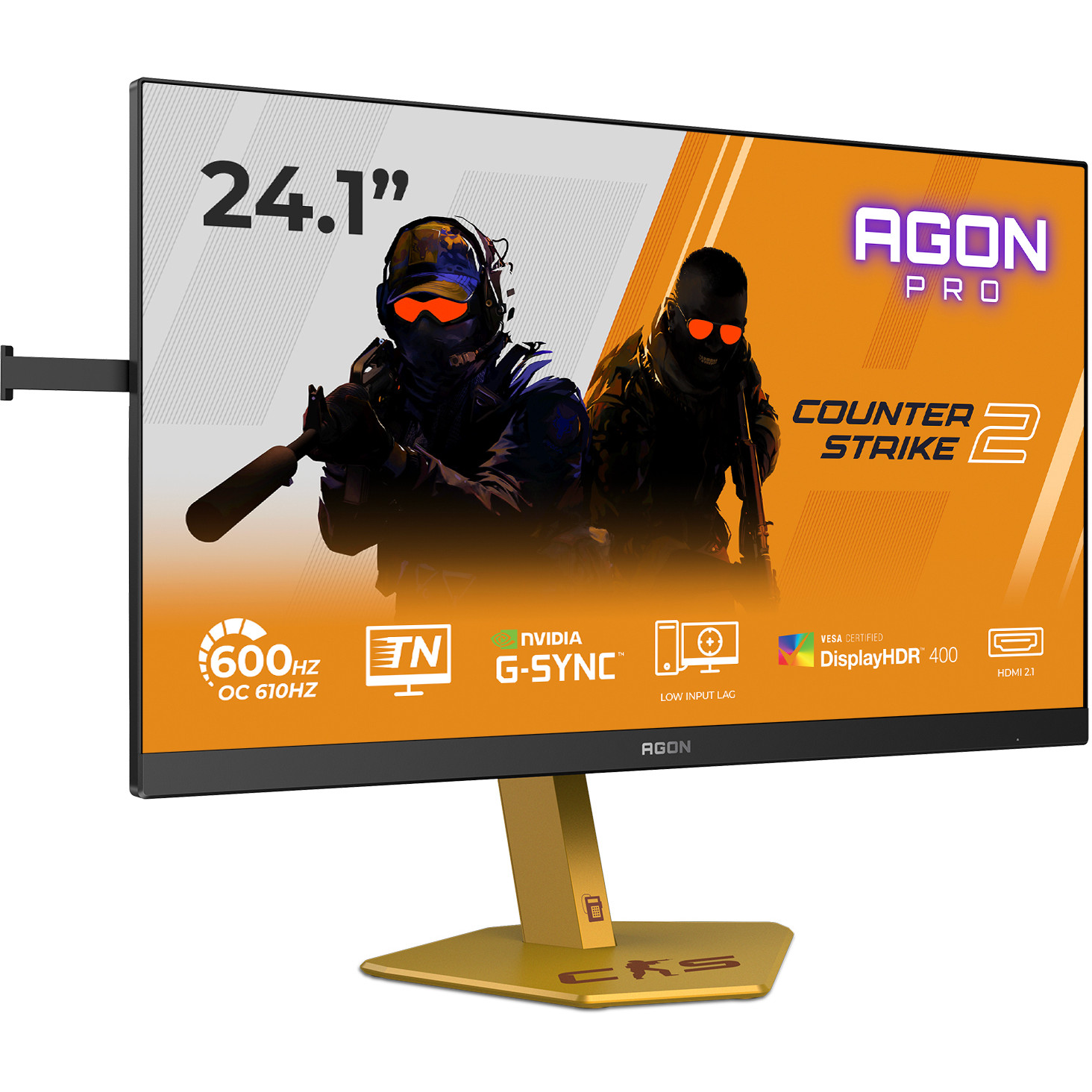 Monitor AOC Agon Pro CS24A 24 Zoll Full HD Gaming (24", 1920x1080, 610Hz, 0,5ms gtg, G-Sync, HDR400)-1