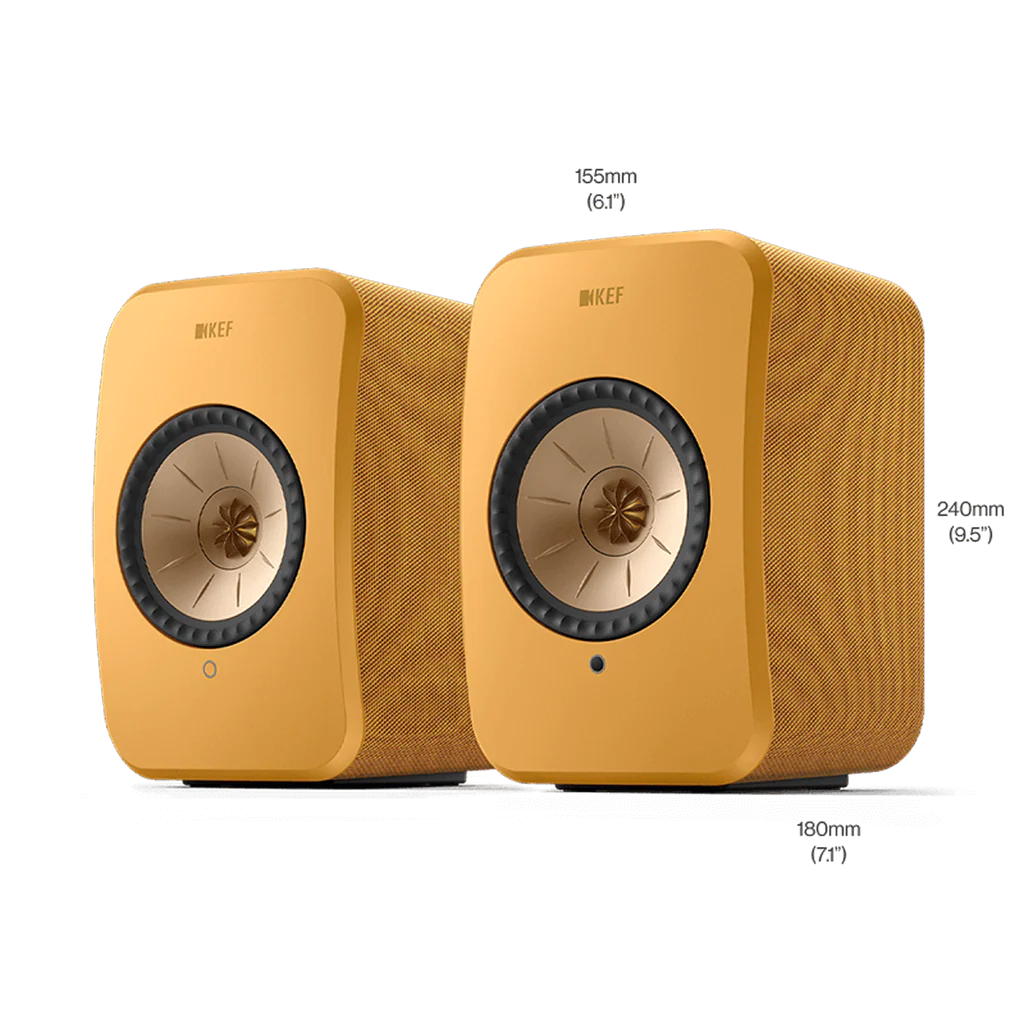 Zvučnici KEF LSX II Amber Haze (Wi-Fi, Bluetooth)-1