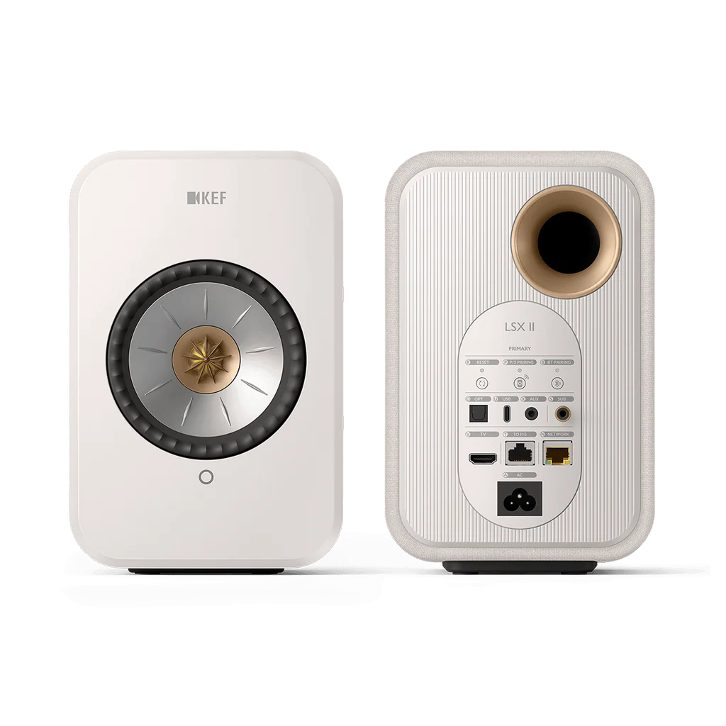 Zvučnici KEF LSX II Cotton White (Wi-Fi, Bluetooth) par-1
