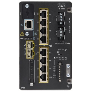 Switch Cisco CAT IE3400 WITH 8GE POE/POE+-0