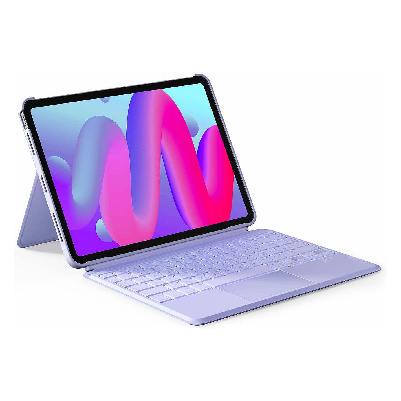 Tipkovnica INATECK iPad 11" iPad Air 4/5Gen. QWERTZ ljubičasta boja – internacionalna non HR tipkovnica-0